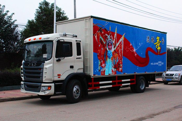 江淮格爾發(fā)45平米流動(dòng)舞臺(tái)車(chē)