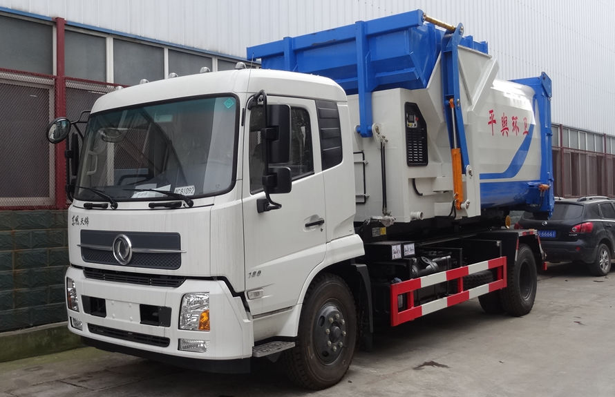 東風(fēng)天錦12方勾臂垃圾車