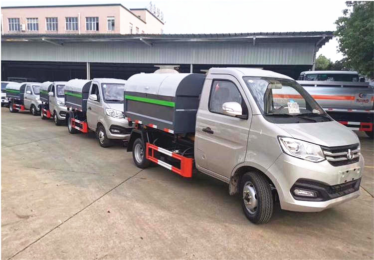 長安后雙輪3方勾臂垃圾車